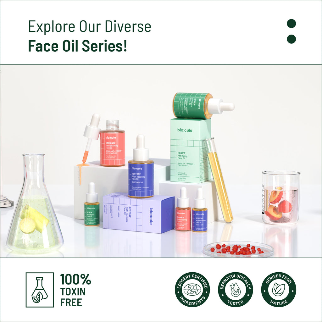 Renew Anti Aging Face Oil With Squalane, Apricot & Pomegranate Oils
