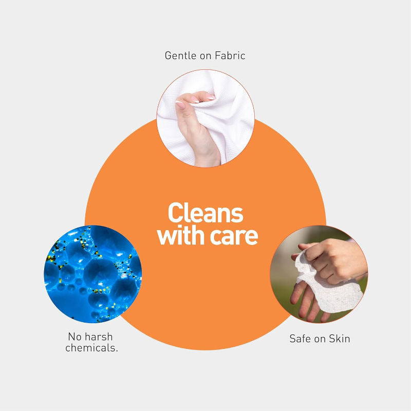 Period Stain Remover Wipes, Removes Stain in 60 sec, Gentle on Skin & Fabric, Travel Friendly