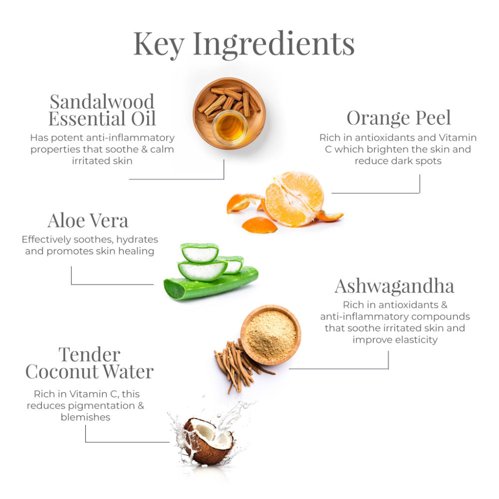 Hydrating Facial Moisturiser with SPF 25 - Sandalwood & Orange Peel, Day Cream