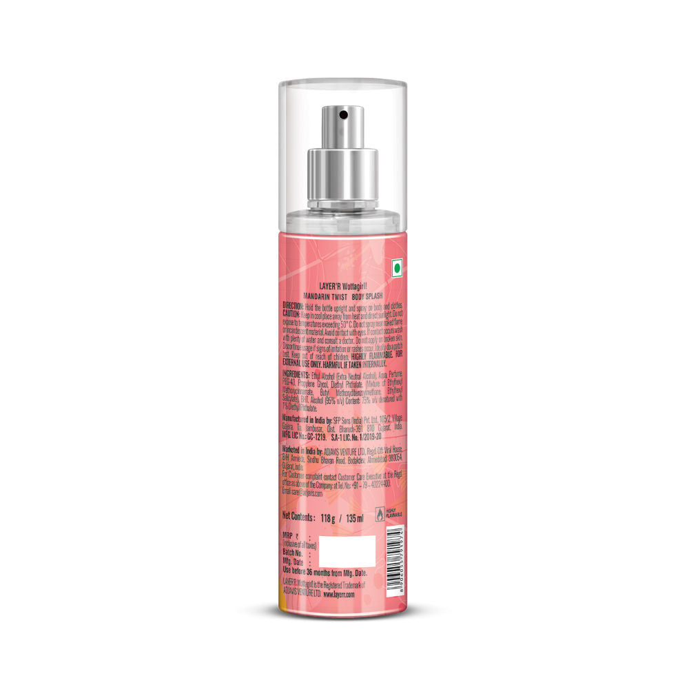 Wottagirl! Mandarin Twist Body Splash For Her