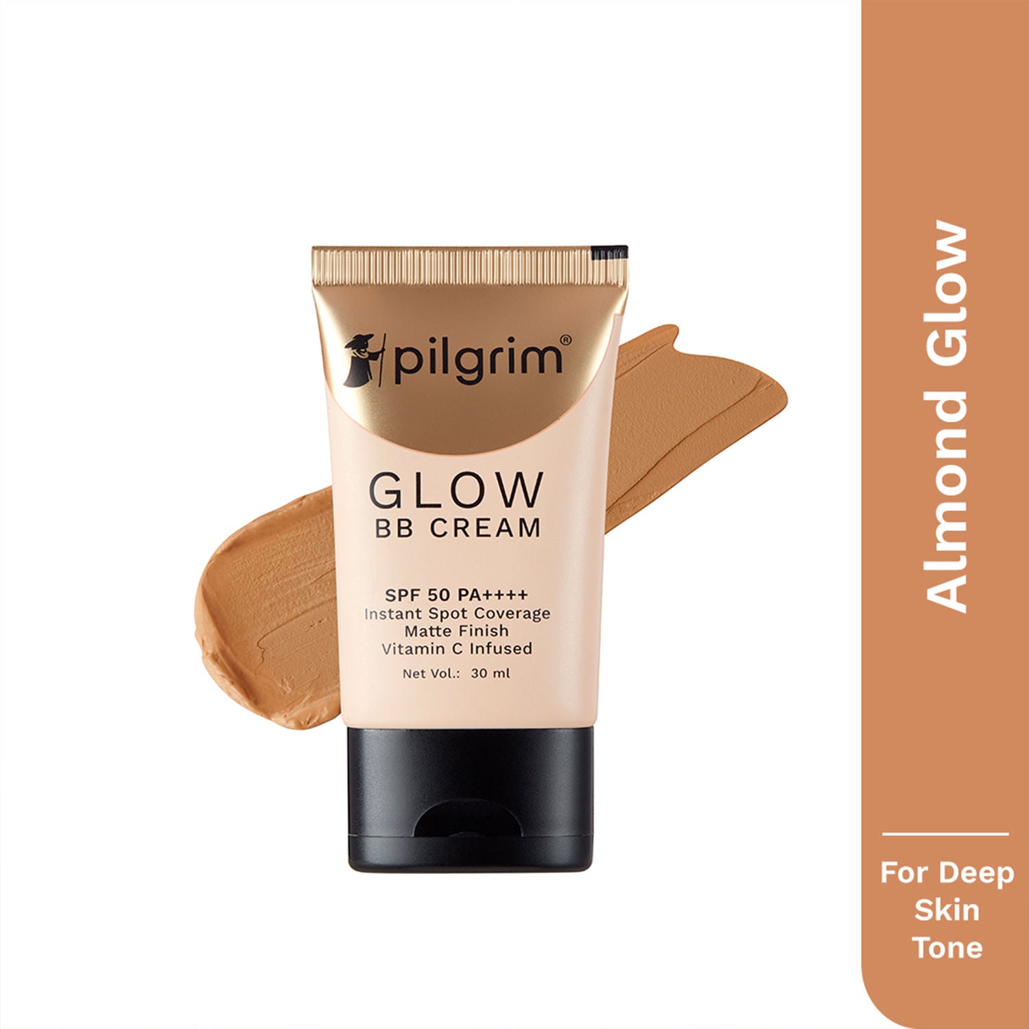 BB Cream with SPF 50 PA++++ Instant Spot Coverage - Almond Glow
