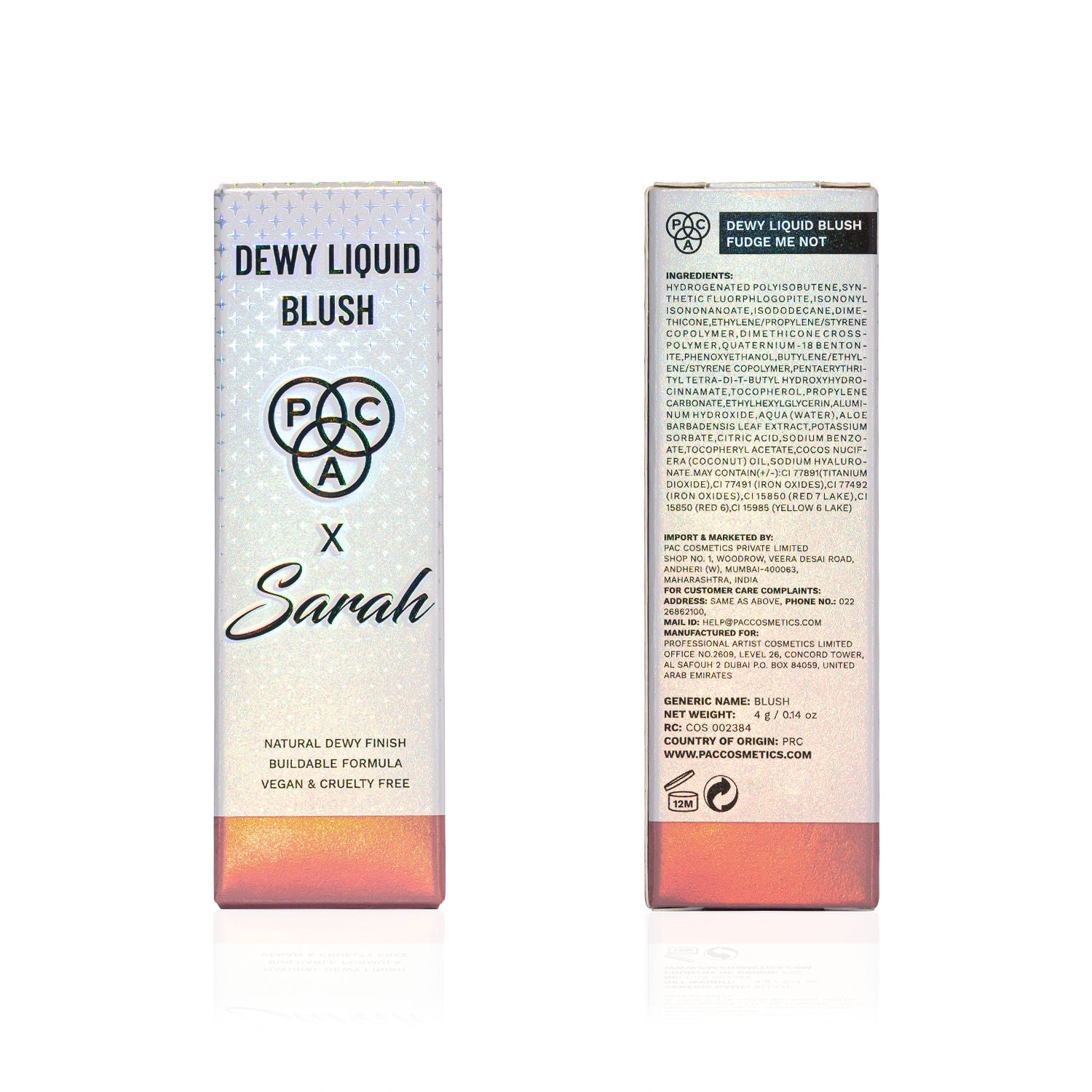 X Sarah Dewy Liquid Blush