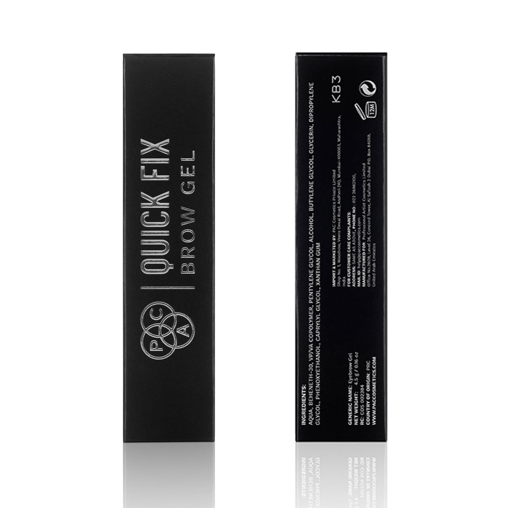 Quick Fix Brow Gel - Fast Drying, Non Sticky Clear Eyebrow Gel, Strong-Hold & Waterproof