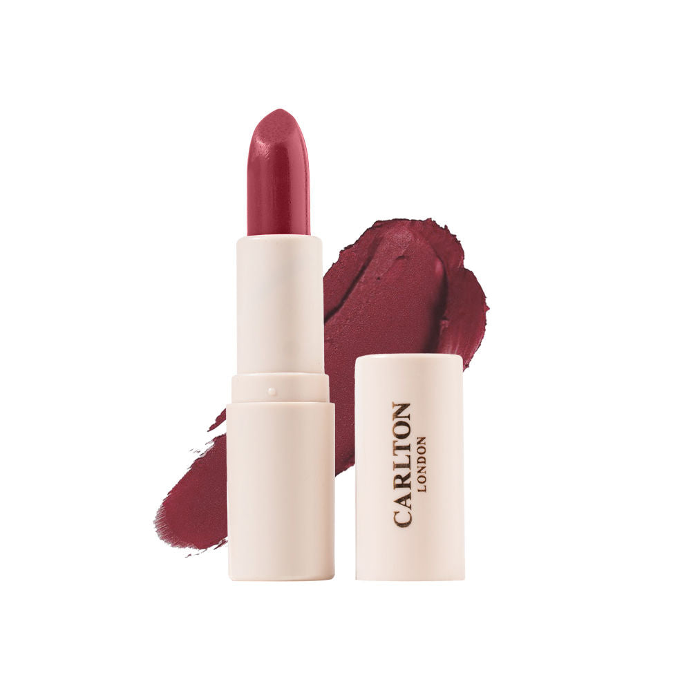 Carlton London Creamy Matte Stardust Bullet Lipstick Transferproof & Long Lasting - Bare Berry