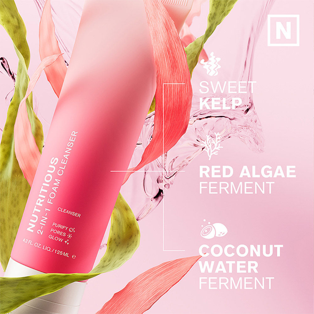 Nutritious 2-In-1 Foam Cleanser with Niacinamide for Pore Minimization (For Oily Skin)