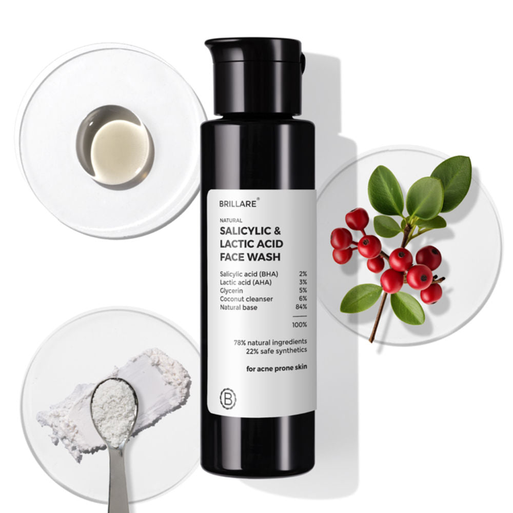 2% Salicylic Acid Face Wash for Oily Skin Deep Cleansing, Oil Control & Acne Care