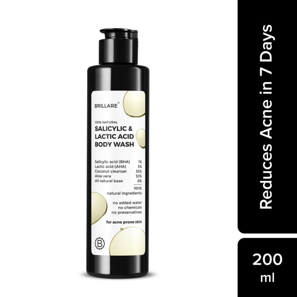 Salicylic & Lactic Acid Body Wash For Clear, Purified & Acne Prone Skin