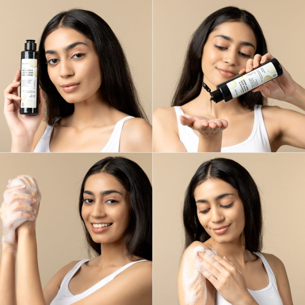 Salicylic & Lactic Acid Body Wash For Clear, Purified & Acne Prone Skin