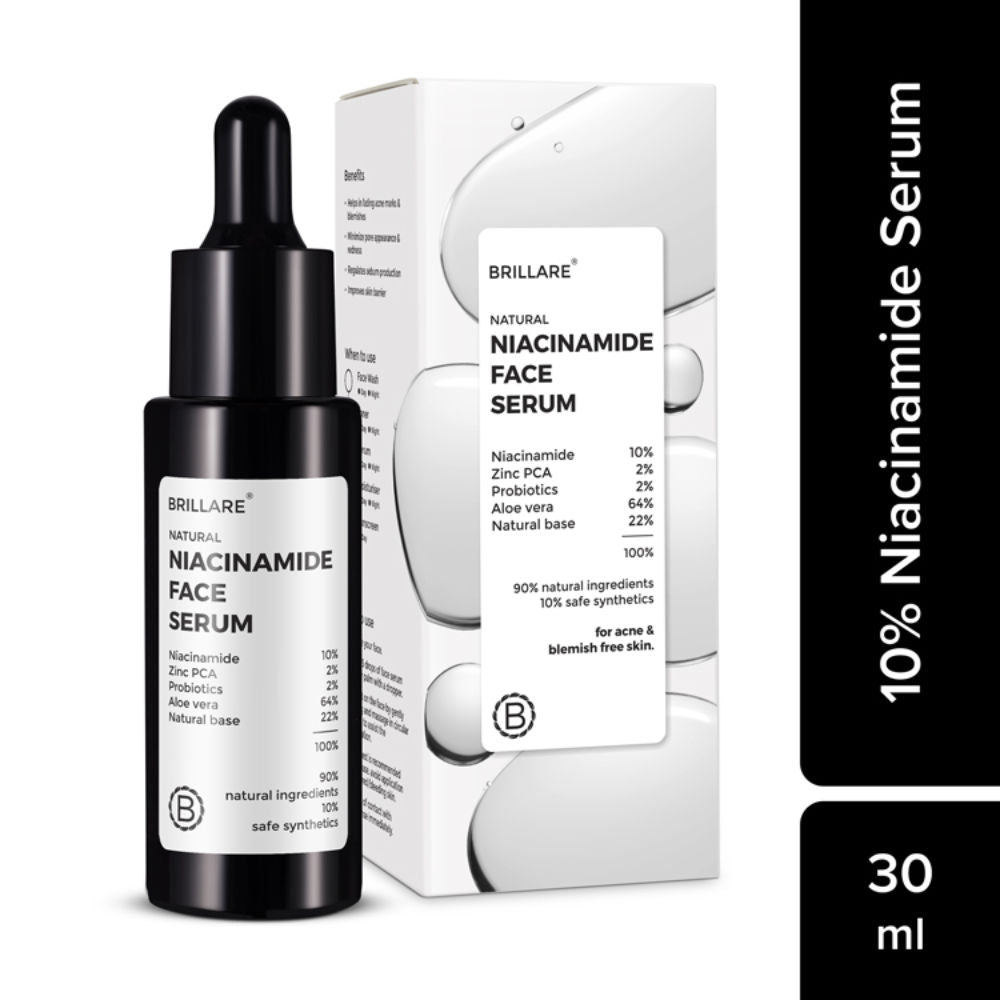 10% Niacinamide Face Serum for Oily & Acne Prone Skin Reduces Dark Spots & Open Pores