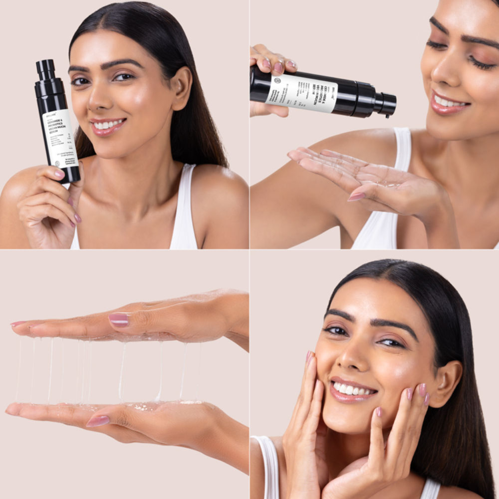 Ceramide & Probiotics Vegan Mucin Serum | Repairs 90% Skin Barrier with 100 Hour Hydration