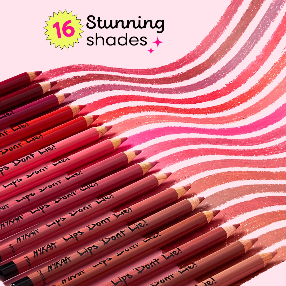 Nykaa Lips Don’t Lie! Matte Lip Liner Feisty Brunette