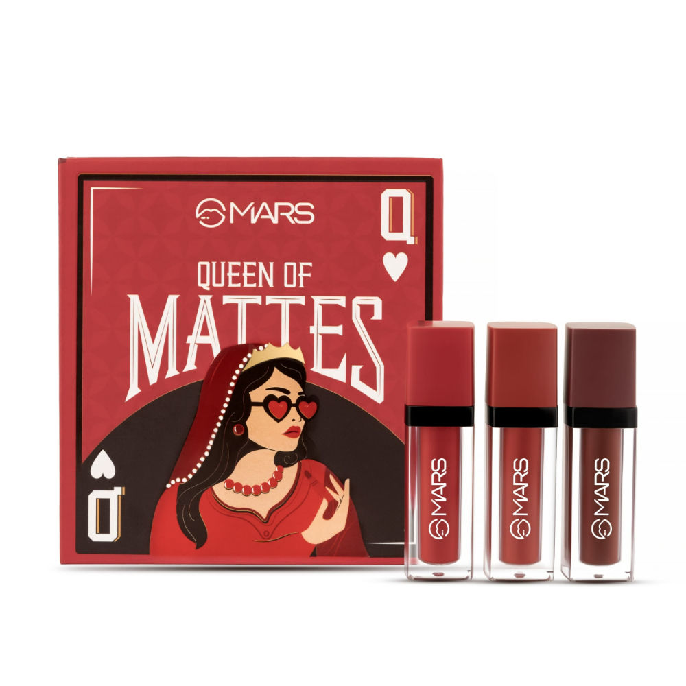 Queen Of Mattes Reds & Maroons Liquid Lipsticks - Reds Maroons