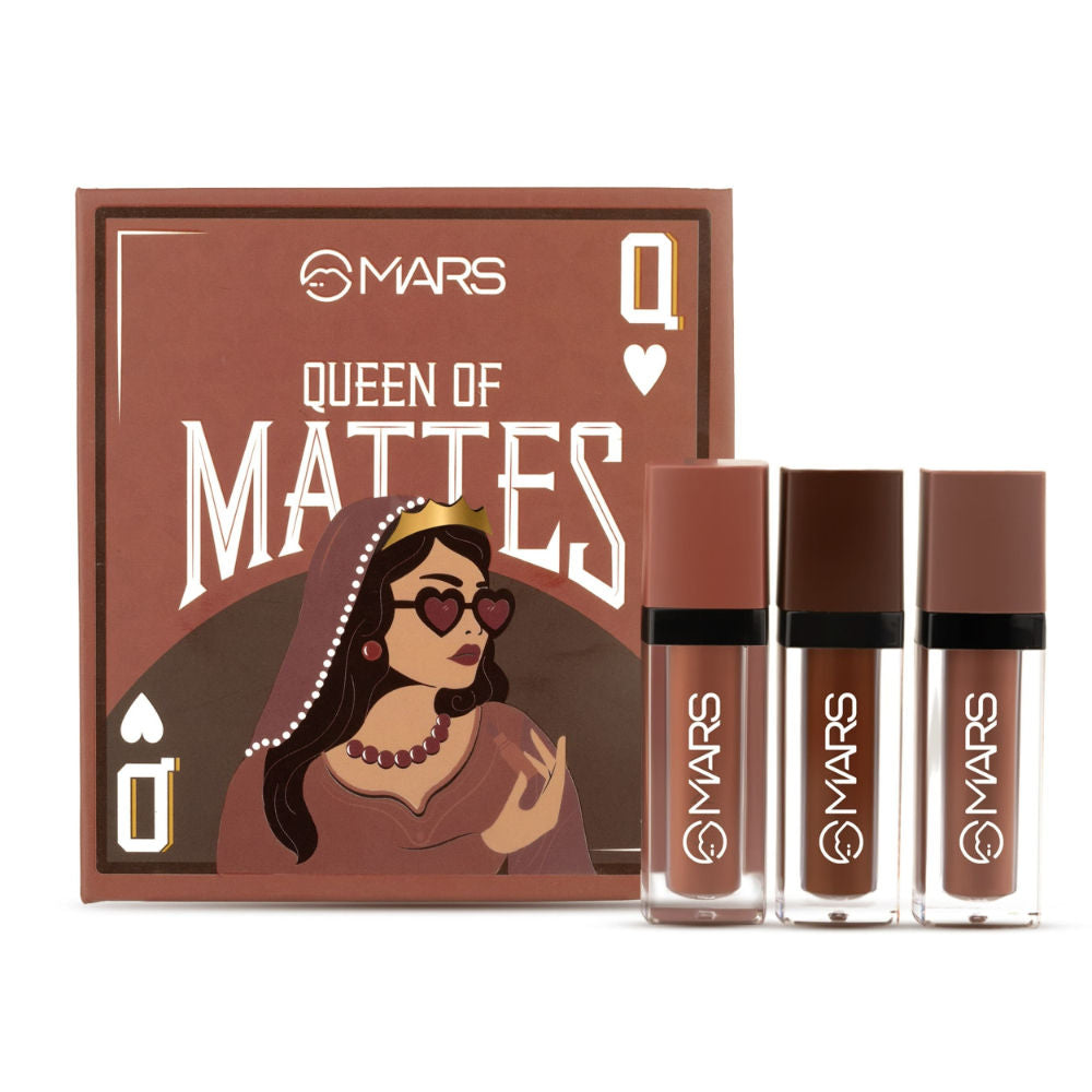 Queen Of Mattes Reds & Maroons Liquid Lipsticks