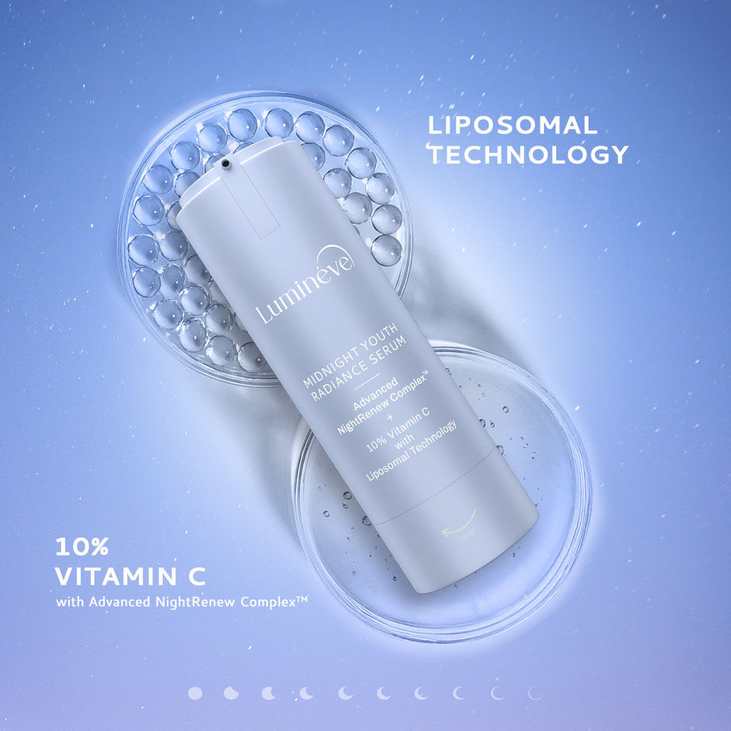 10% Vitamin C Face Serum for Bright, Even-Toned Skin with Advanced NightRenew Complex