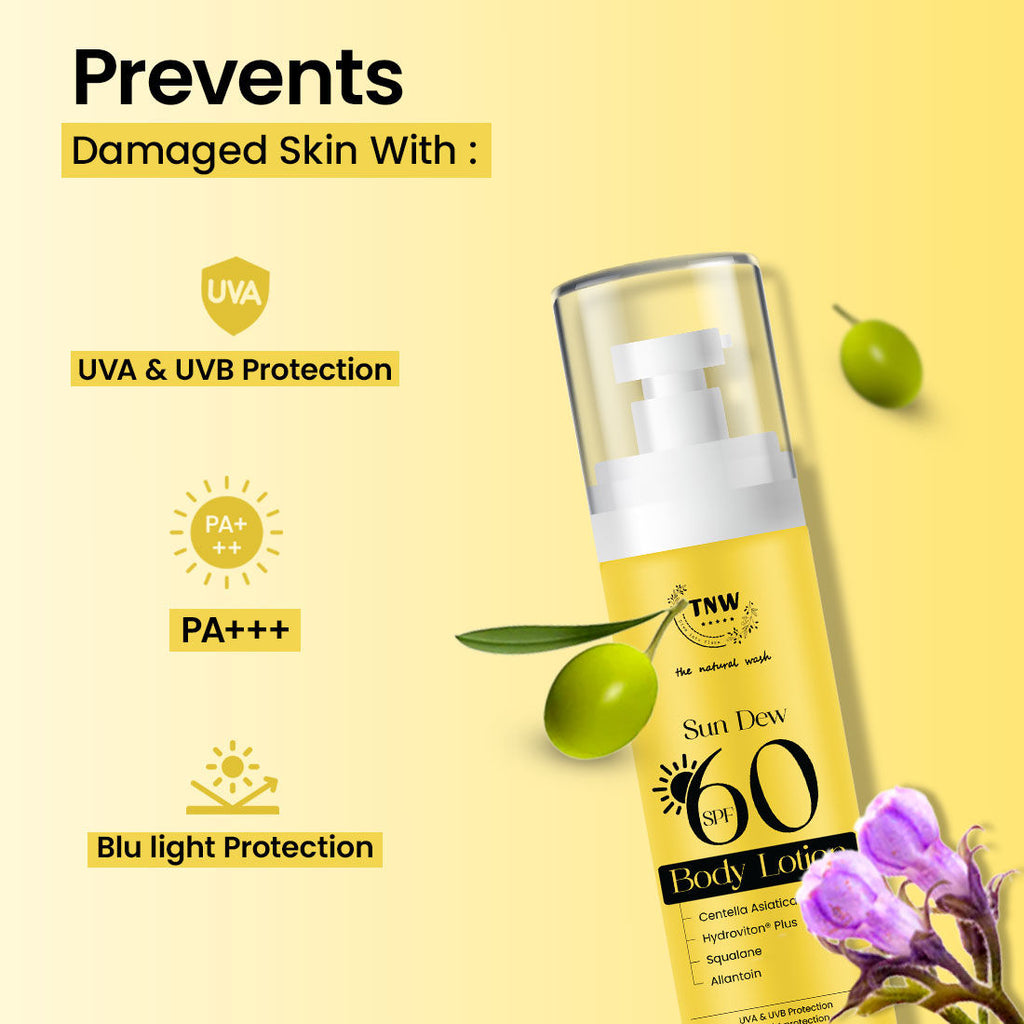 Sunscreen Sun Dew SPF 60 Body Lotion