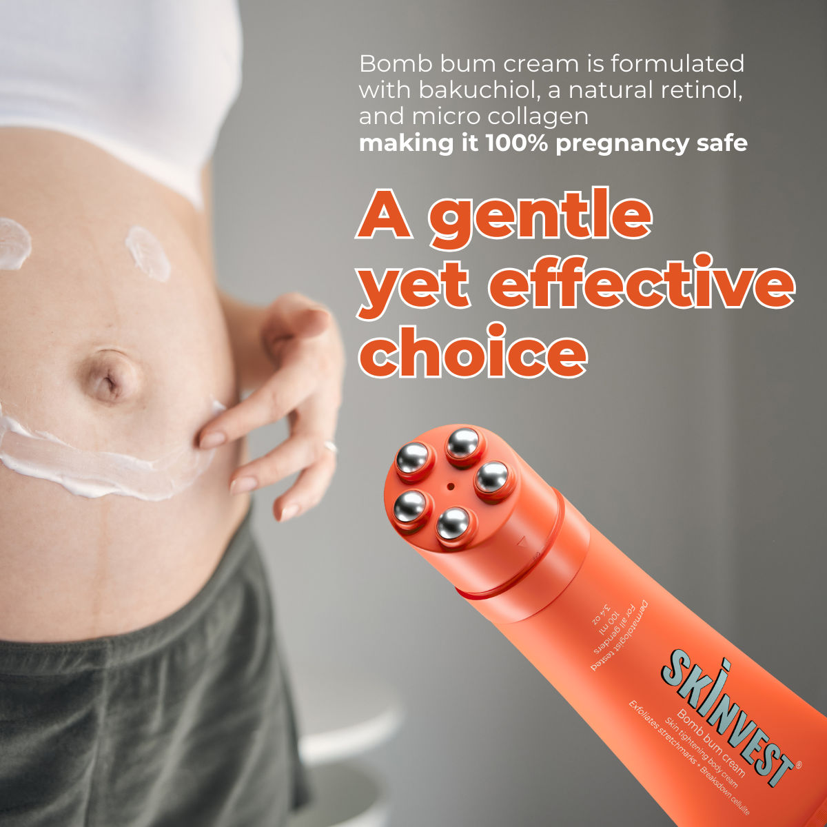 Bomb bum cream for Stretch Marks + Cellulite