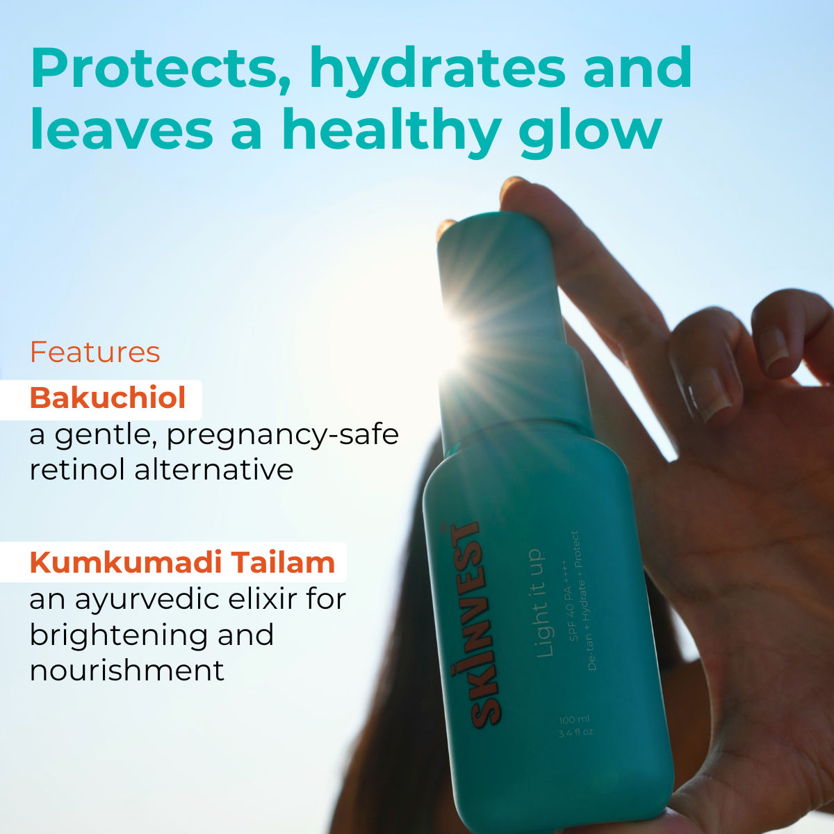 Light it up Body Sunscreen + De-Tan Spray SPF 40 PA ++++