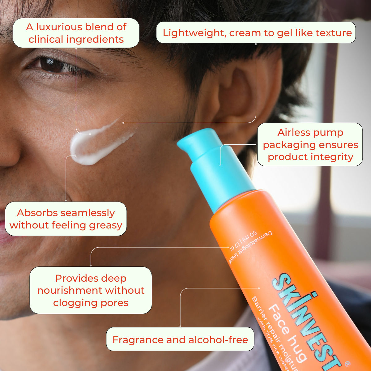 Face Hug Barrier Repair Moisturizer 70% Rice water