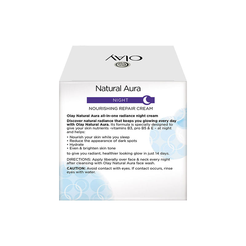 Natural Aura Day Cream With SPF 15, Glowing Radiance Cream With Niacinamide, Vitamin Pro B5, E