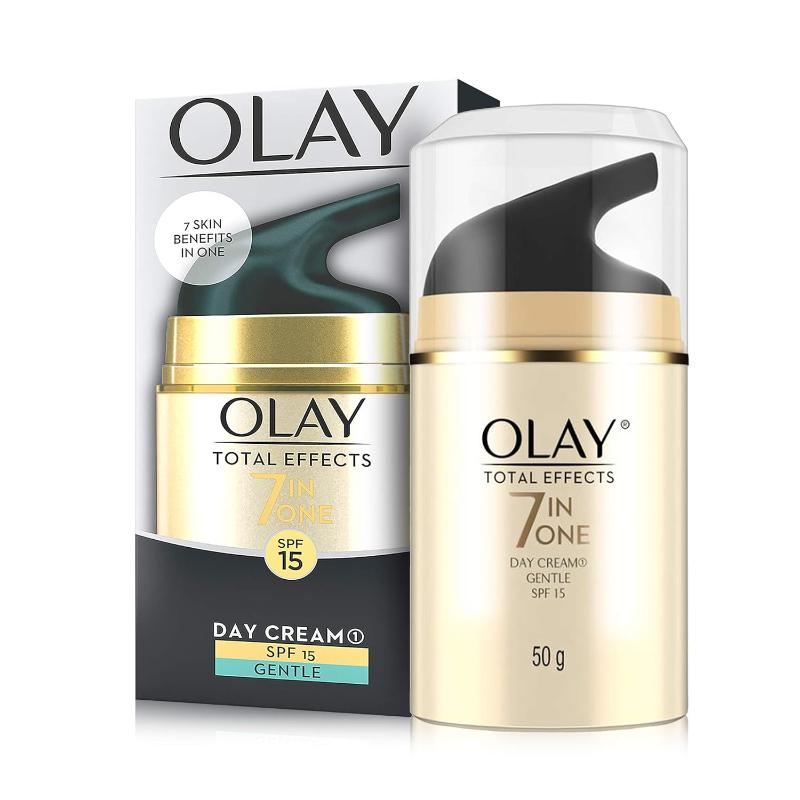 Total Effects Day Cream,Gentle With SPF 15 For Sensitive Skin, Fights 7 Signs of Ageing