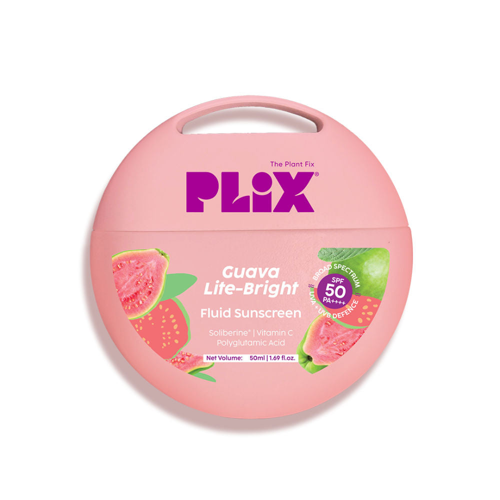 Guava Glow Fluid Hydrating, Lightweight & Non-Greasy SPF 50 PA++++ Sunscreen