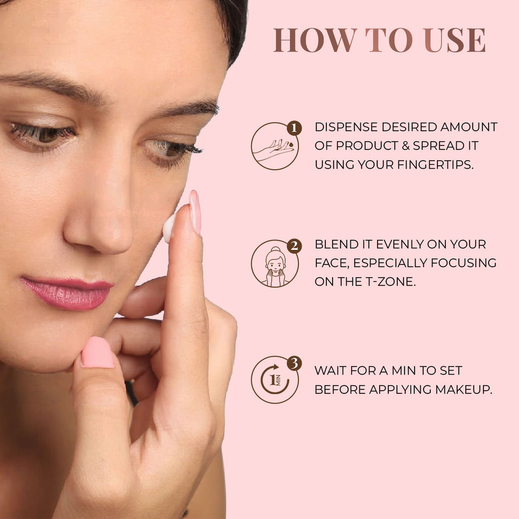3 In 1 Pore-Refining, Mattifying & Hydrating Face Primer with SPF 15+