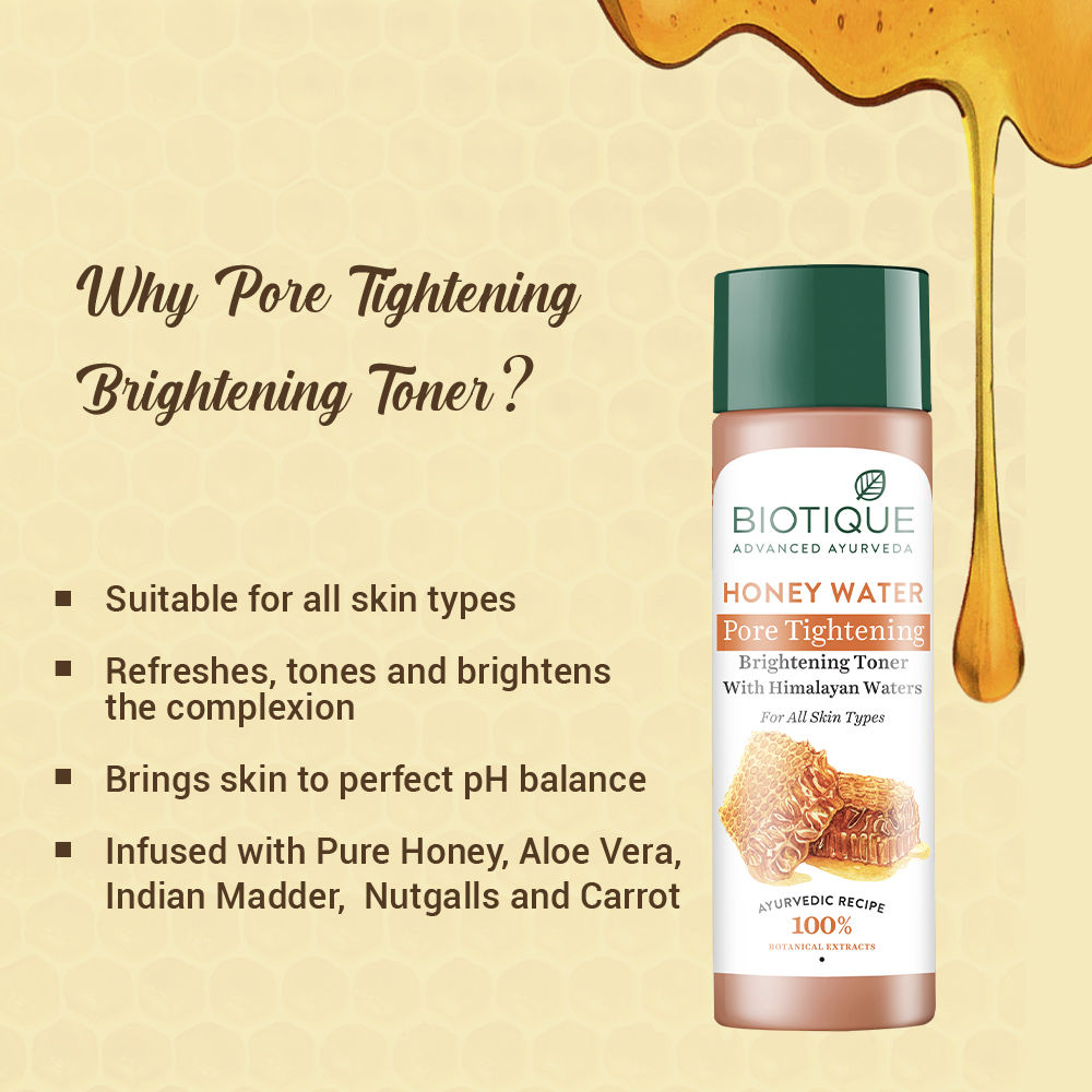 Honey Water Pore Tightening Brightening Toner With Himalayan Waters