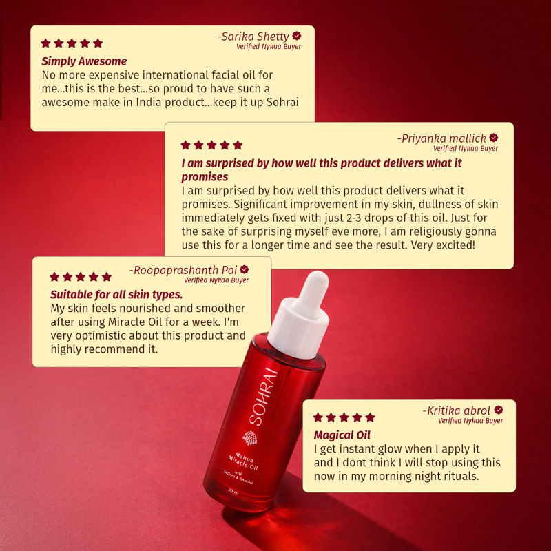 Mahua Miracle Oil | Natural Face Oil for Glowing, Youthful Skin – Lightweight & Non-Sticky