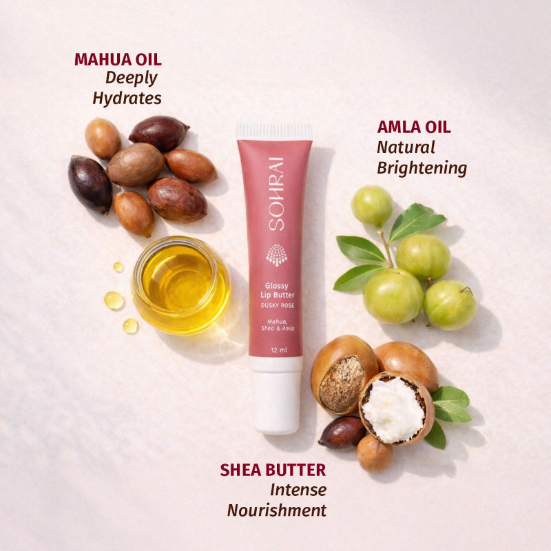 Glossy Lip Butter - Dusky Rose