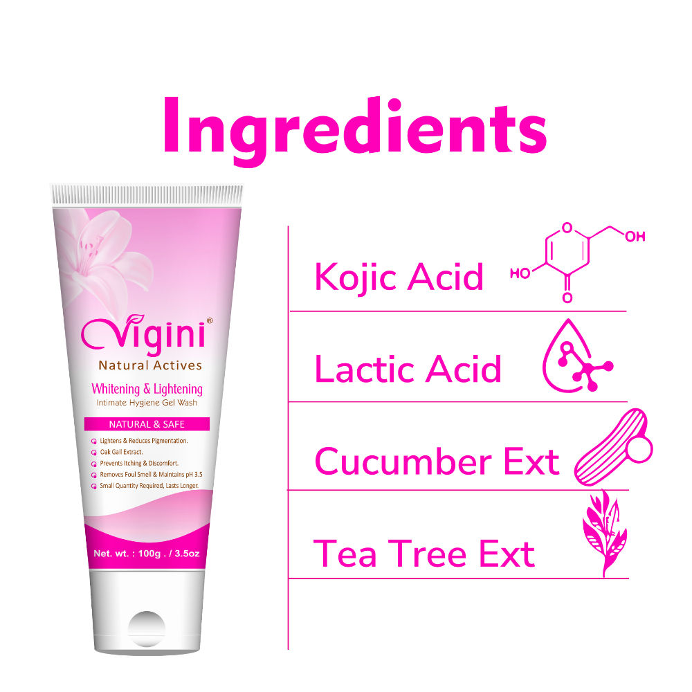 Intimate Lightening Cream Wash for Women Vagina Bikini Area Private Part Whitening Brightning