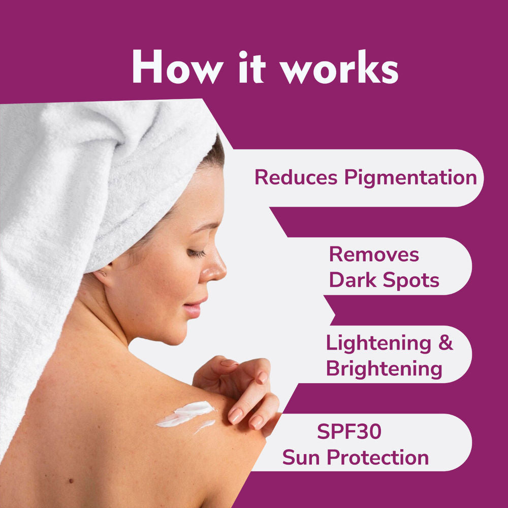 Kojic Acid Pigmentation Tan Removal Underarm Whitening Skin Lightening Brightening Body Cream