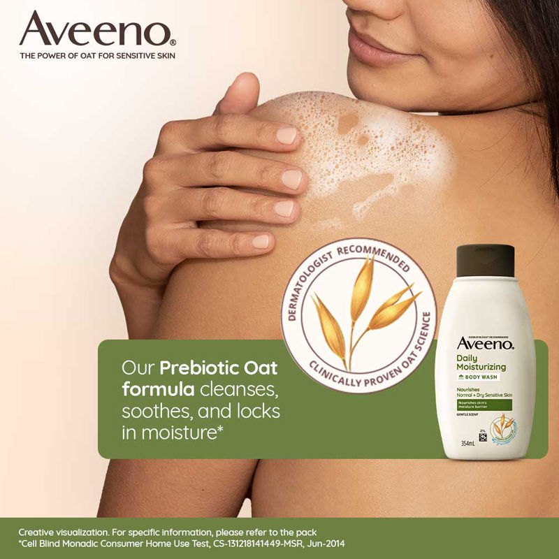 Daily Moisturising Body Wash - Prebiotic Oat Cleanse, Moisturize Normal, Dry & Sensitive Skin