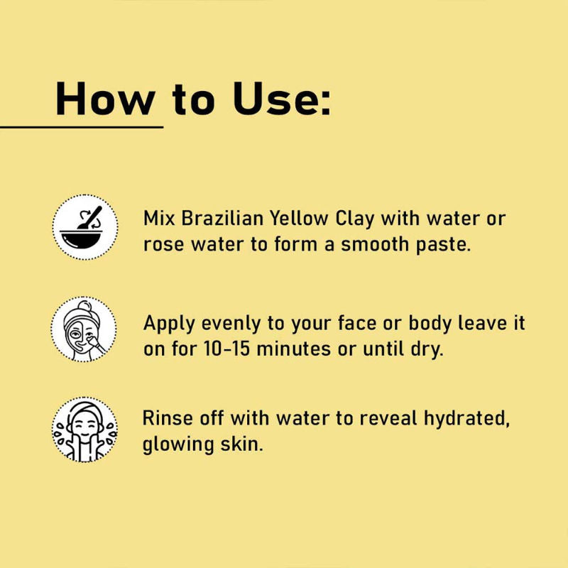 Brazilian Yellow Clay Powder
