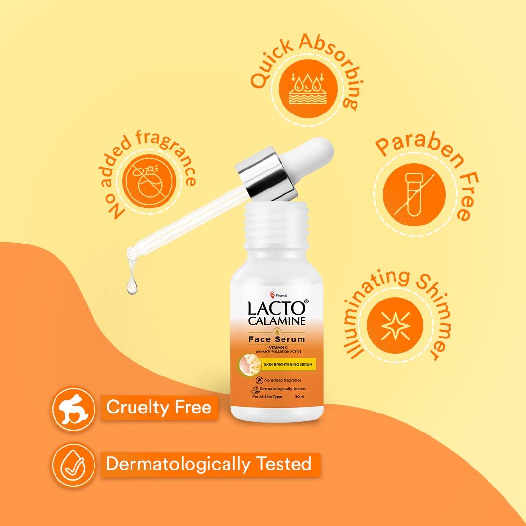Vitamin C Face Serum with Niacinamide for Glowing Skin & Dark Spots Reduction