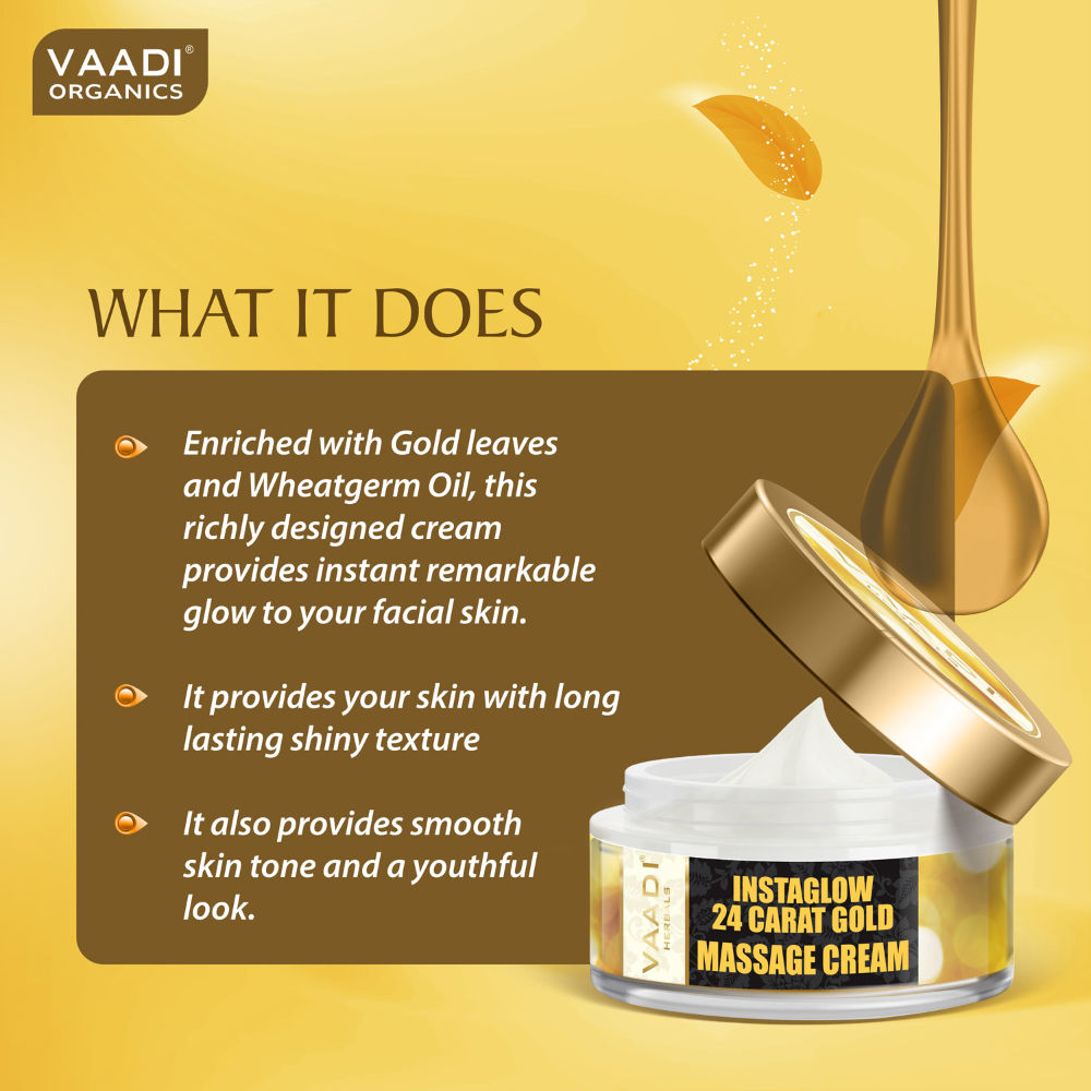 24 Carat Gold Massage Cream
