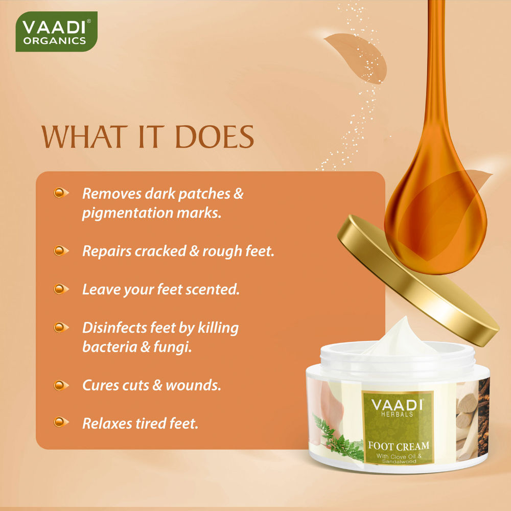 Foot Cream With Clove Oil & Sandalwood