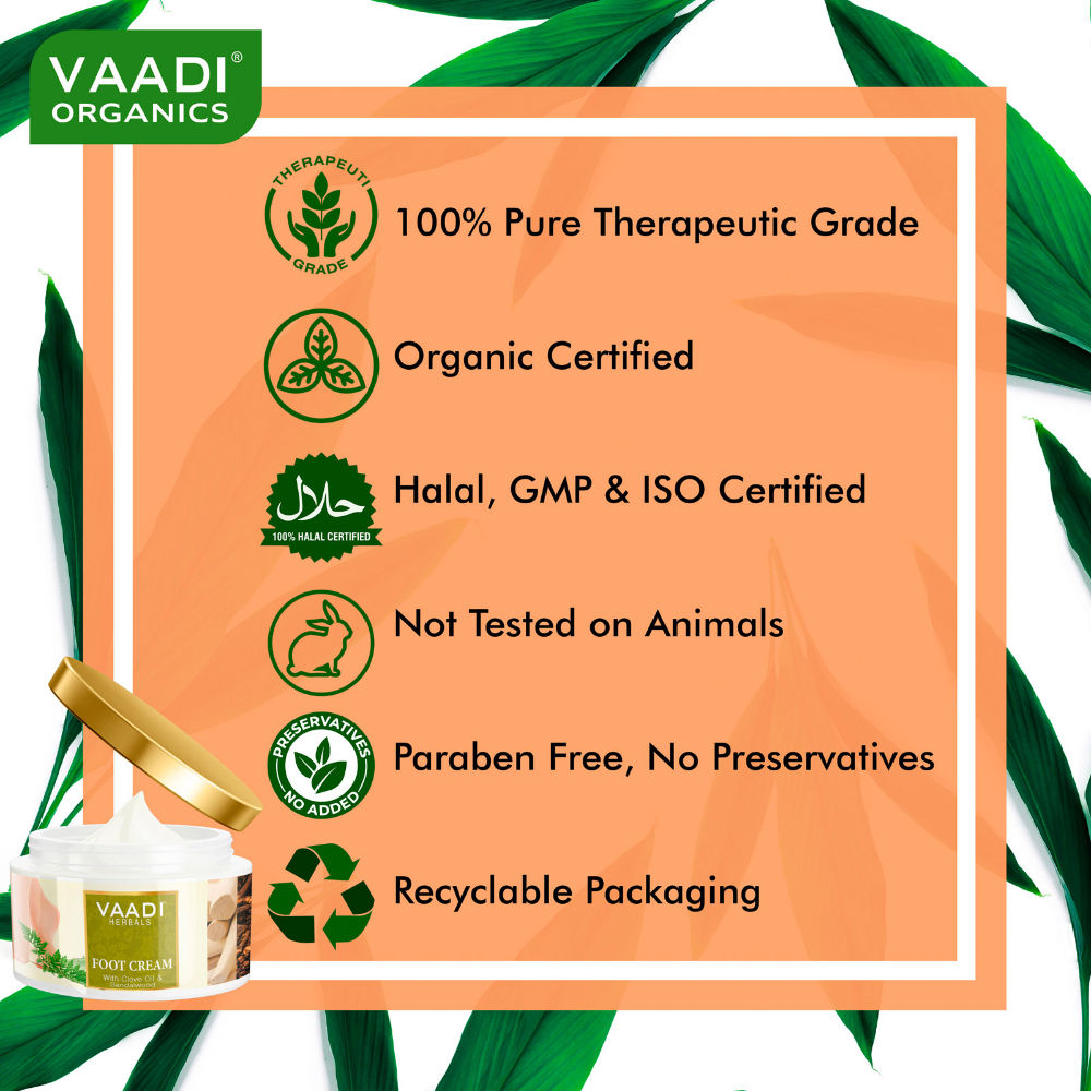 Foot Cream With Clove Oil & Sandalwood