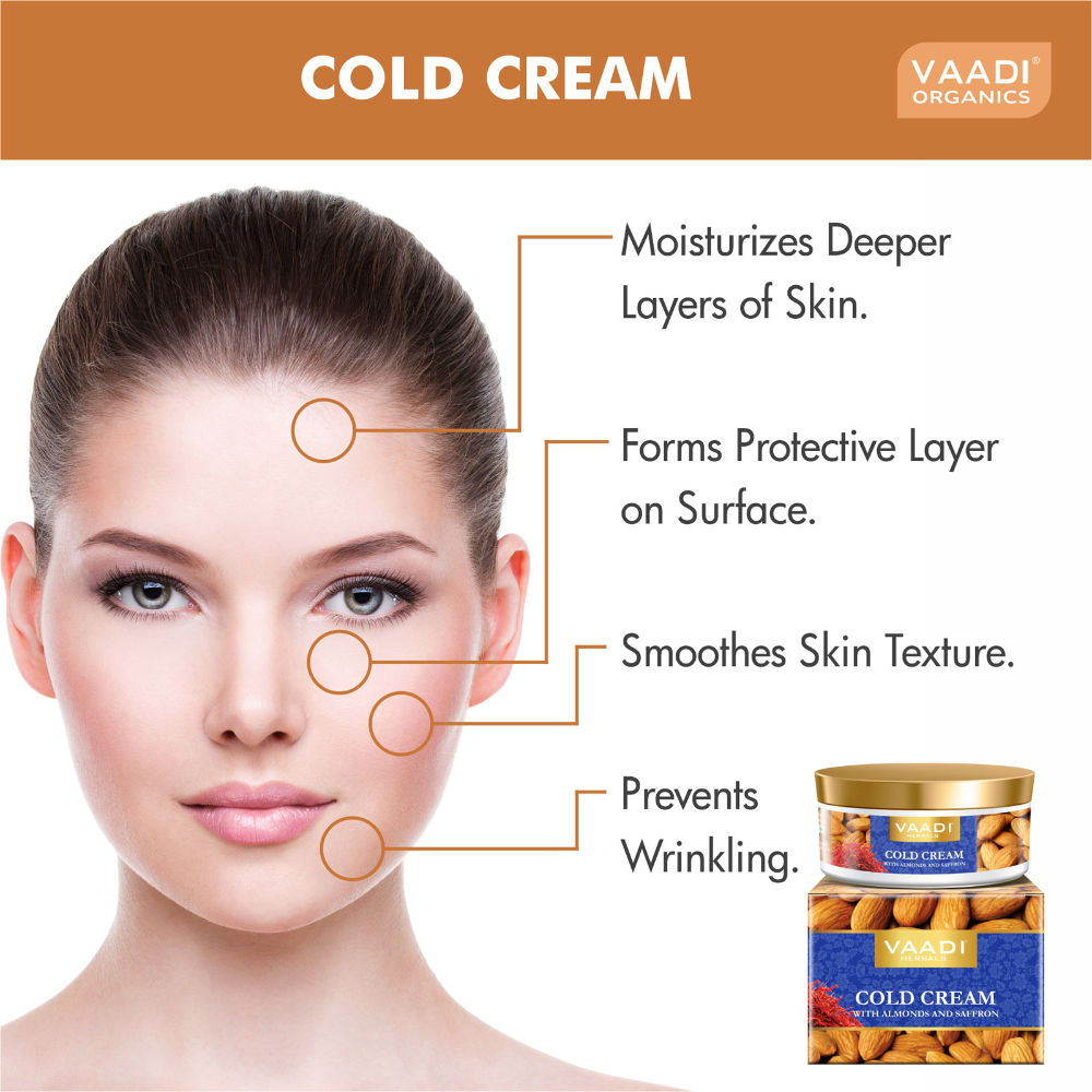 Cold Cream With Almonds & Saffron
