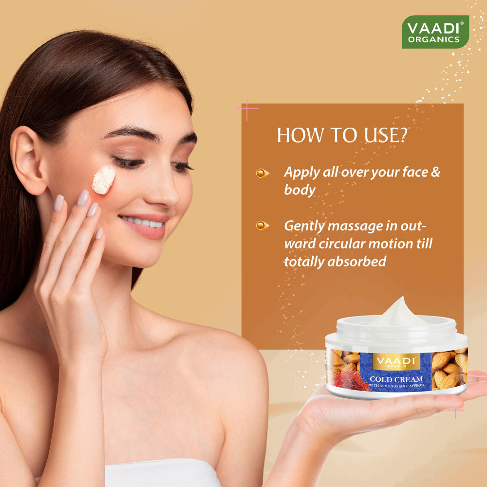 Cold Cream With Almonds & Saffron