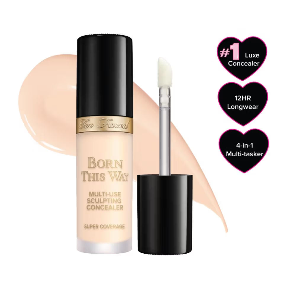 Born This Way Super Coverage Multi Use Sculpting Concealer - Snow