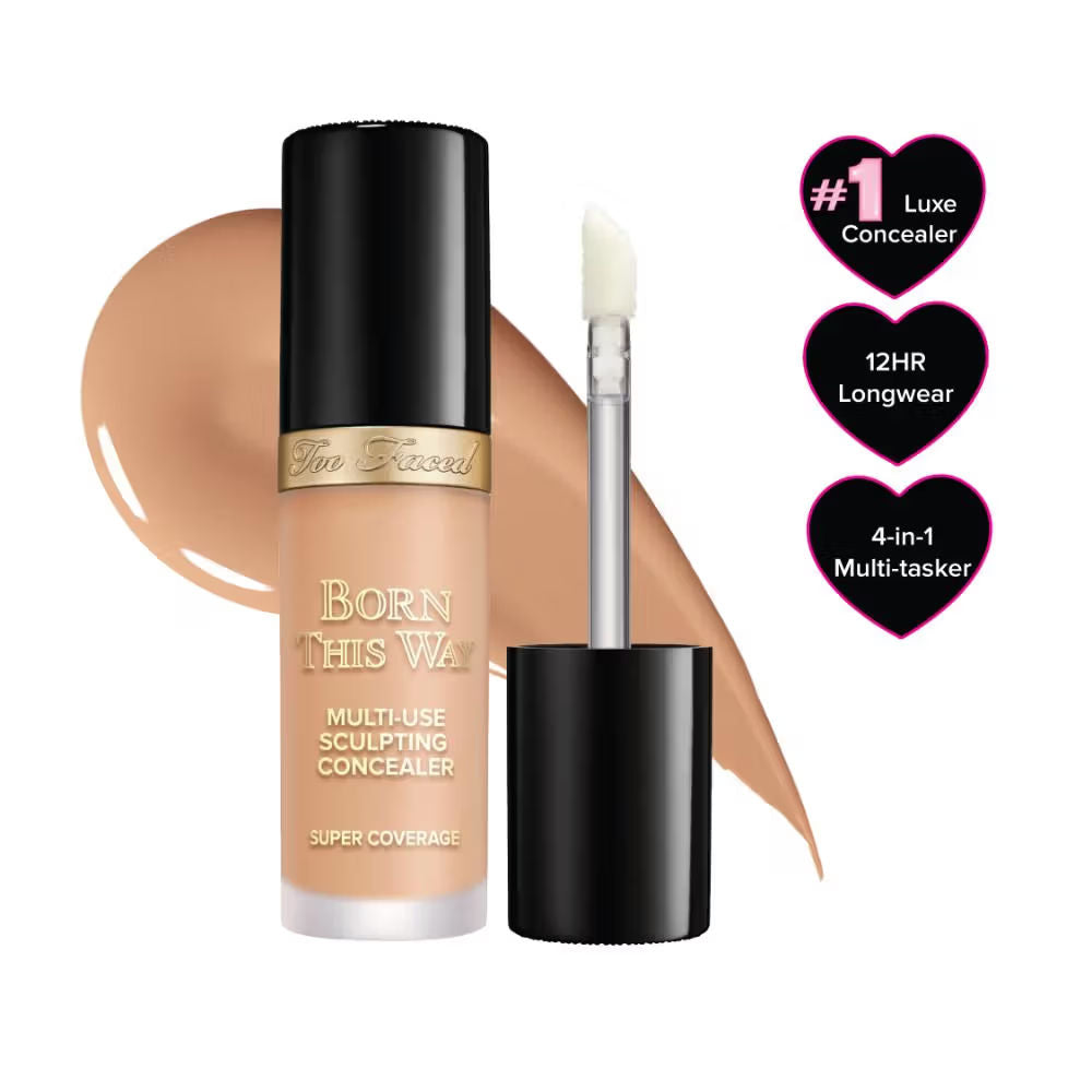 Born This Way Super Coverage Multi Use Sculpting Concealer - Light Beige