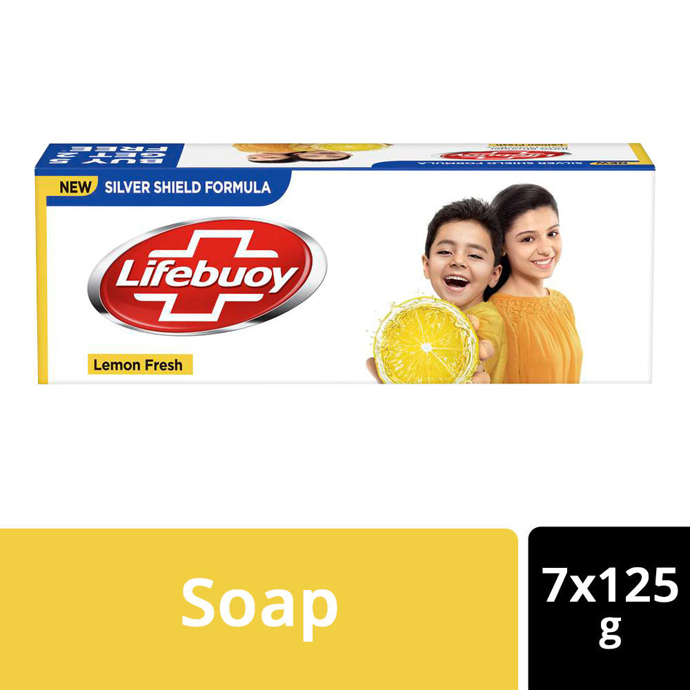 Lemon Fresh Bathing Soap Refreshing Bathing Soap With Freshness Of Lemon (Buy 5 Get 2 Free)