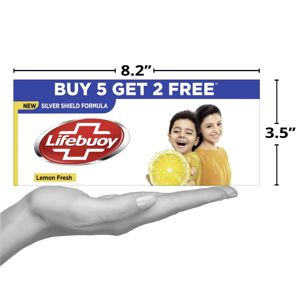 Lemon Fresh Bathing Soap Refreshing Bathing Soap With Freshness Of Lemon (Buy 5 Get 2 Free)