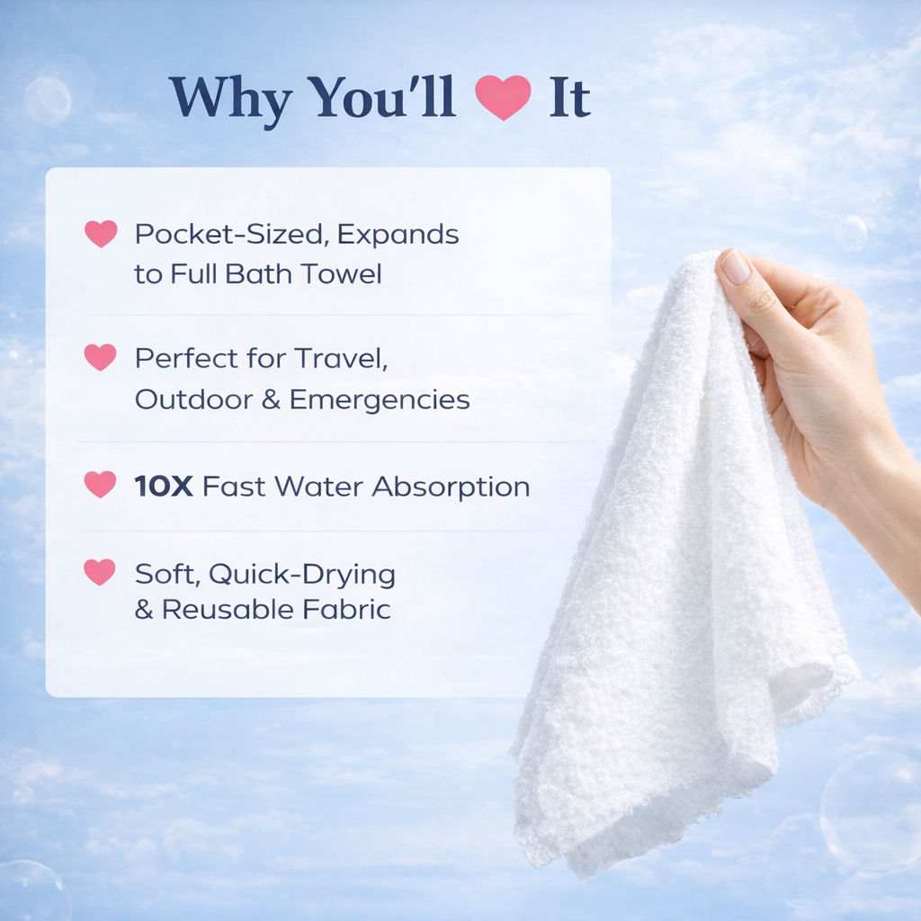 Magic Expand Travel Towel