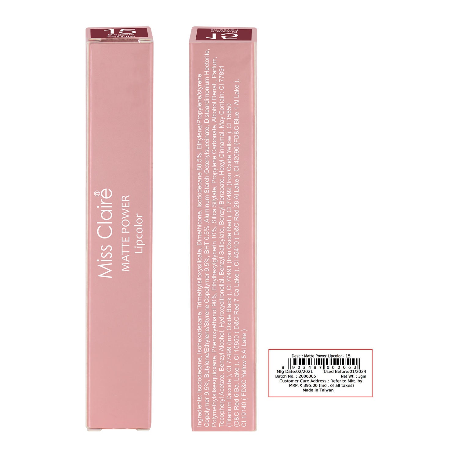 Matte Power Lipcolor - 15-bloggers Favourite