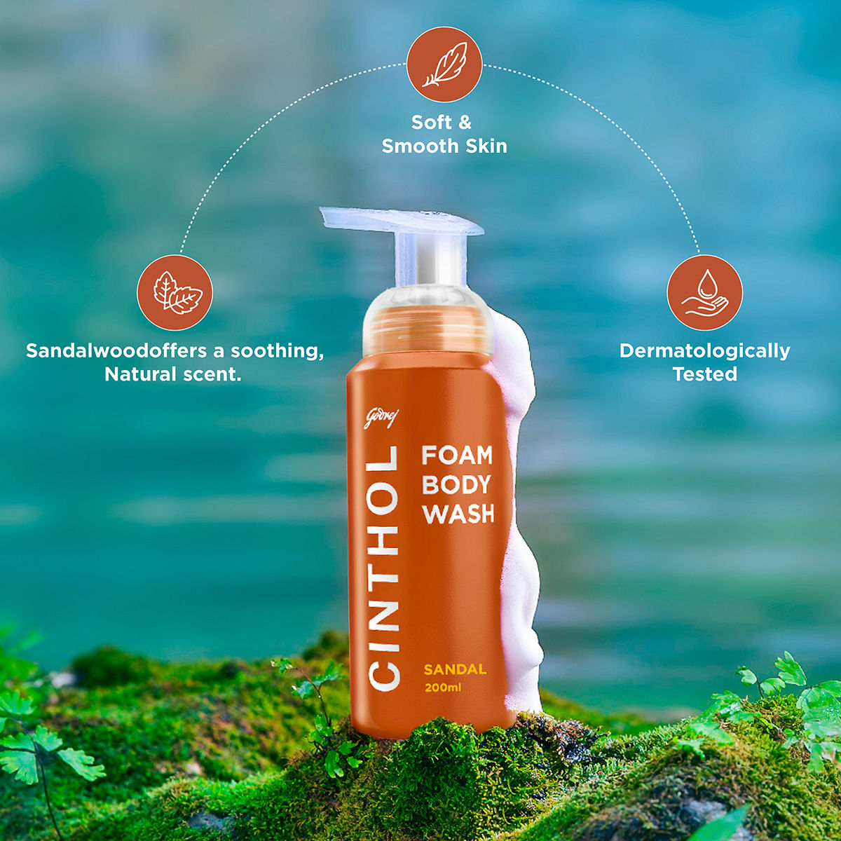 Sandal Foam Body Wash