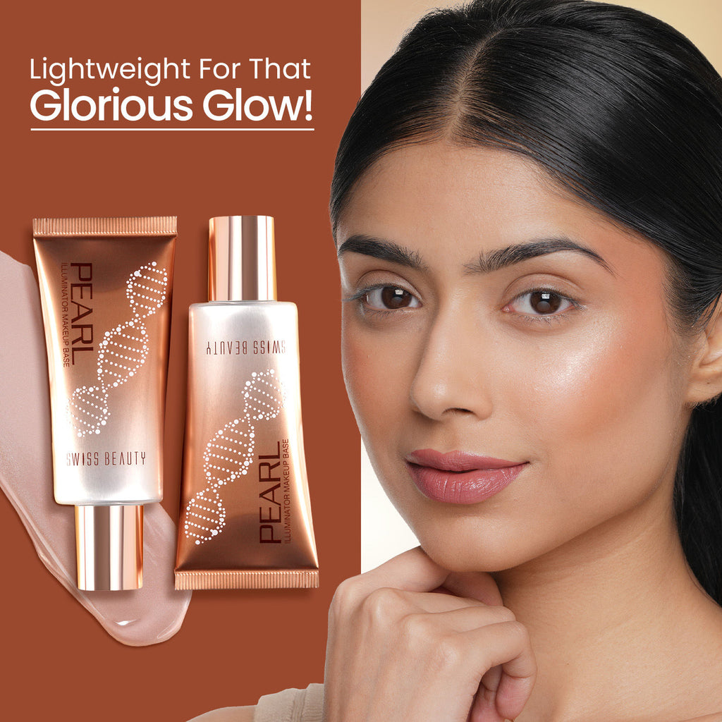 Pearl Illuminator Makeup Base Long lasting & Radiant Skin Highlighter