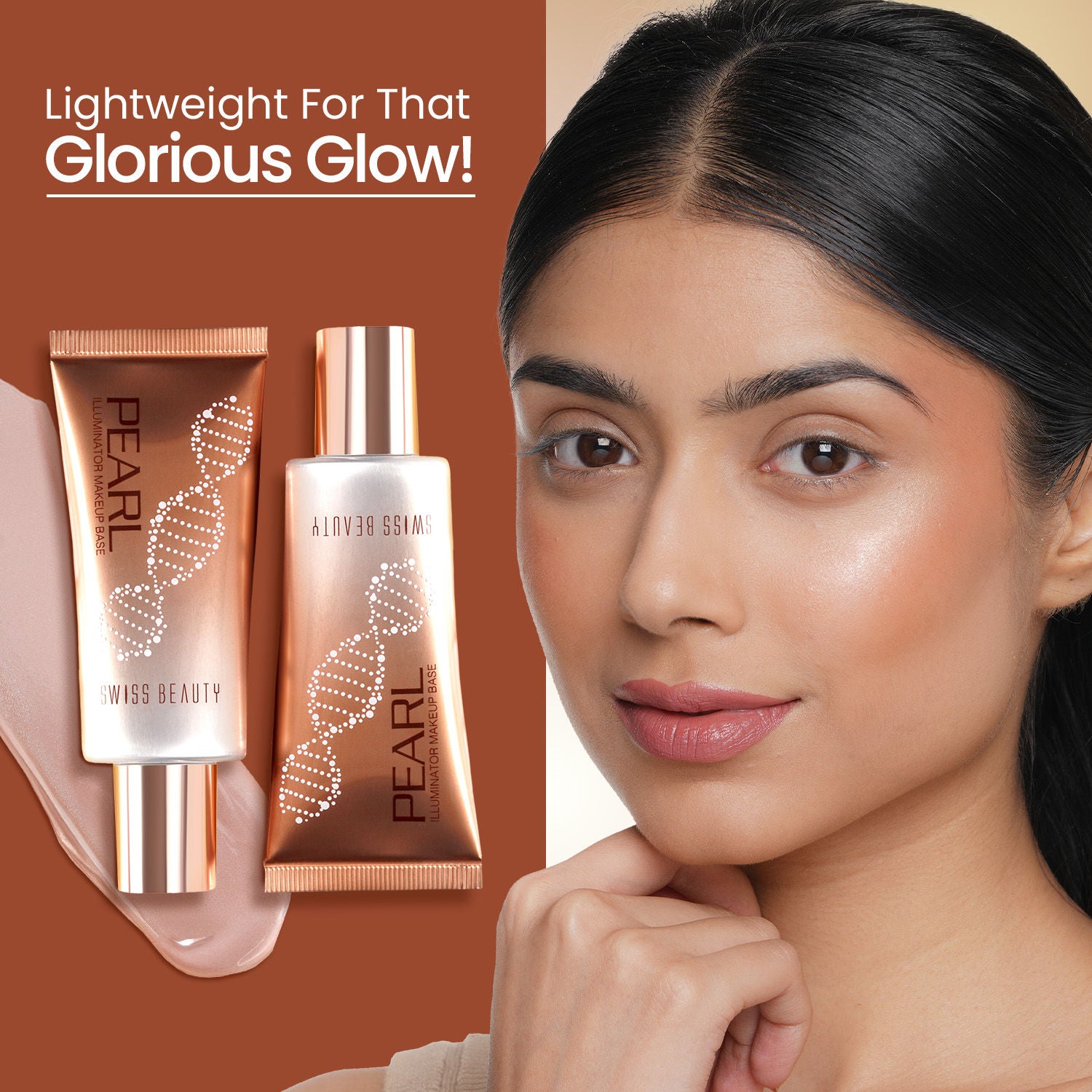 Pearl Illuminator Makeup Base Long lasting & Radiant Skin Highlighter