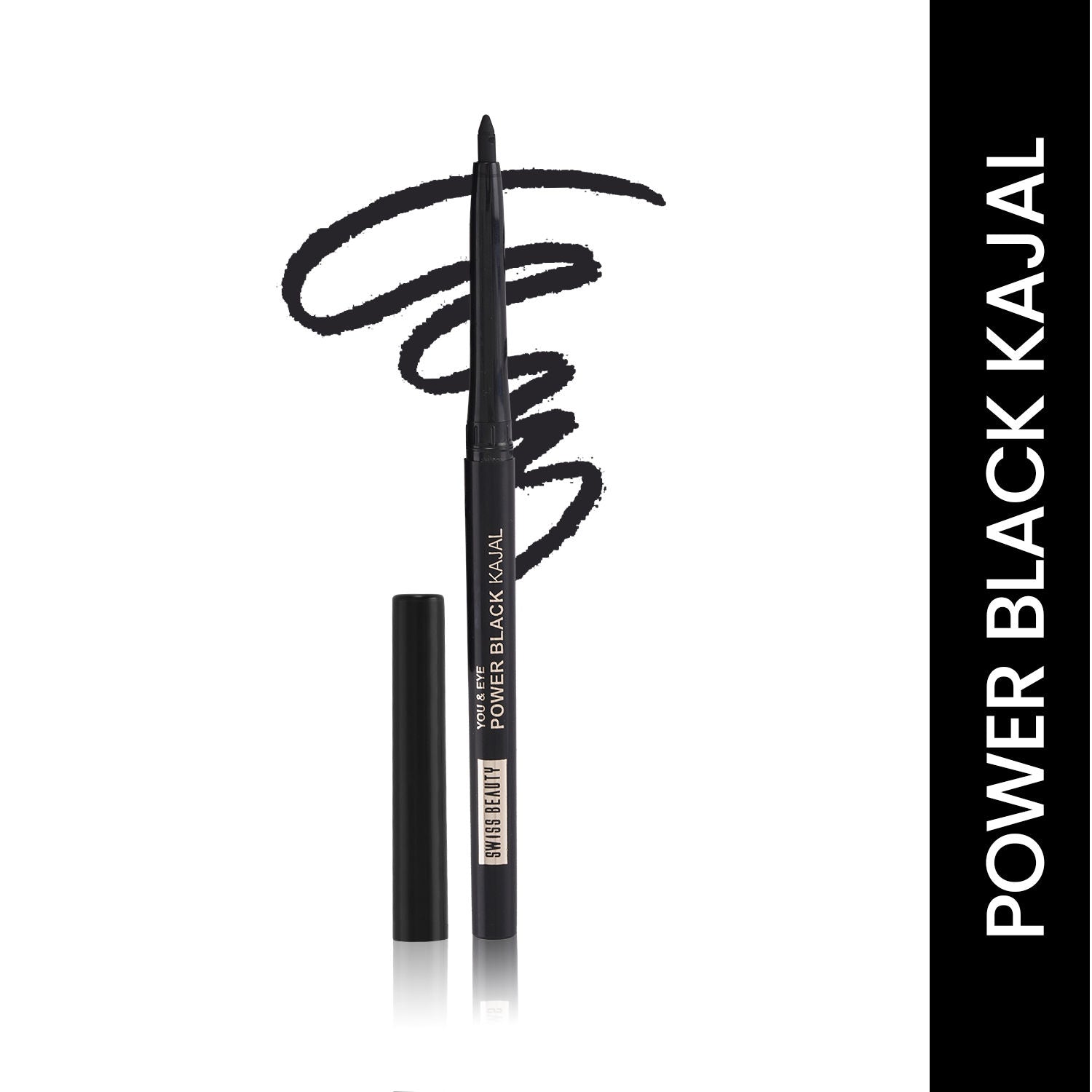 You & Eye Power ,24 Hours Stay ,Waterproof & Smudge-Proof Kajal With Vitamin E -Black