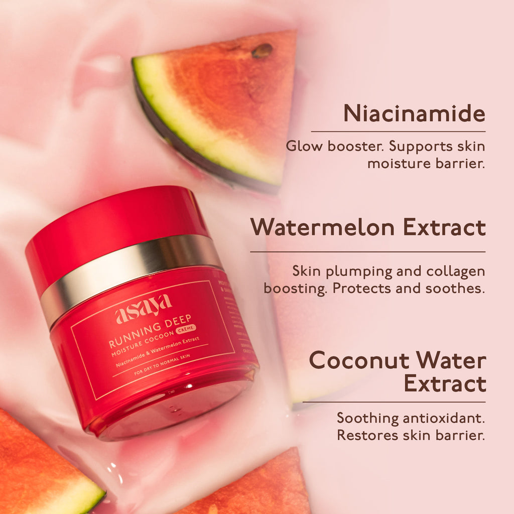 Cream Face Moisturizer For Dry Skin With Niacinamide Watermelon Extract And Glycerine